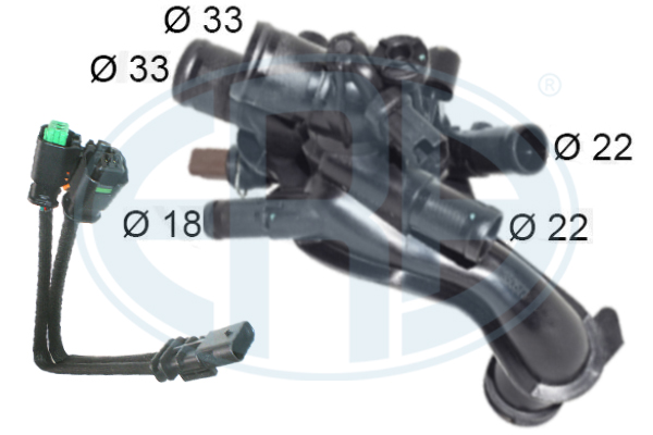 Термостат, охлаждающая жидкость   350573A   ERA