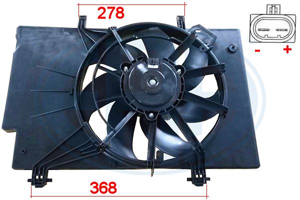Вентилятор, система охолодження двигуна   352008   ERA