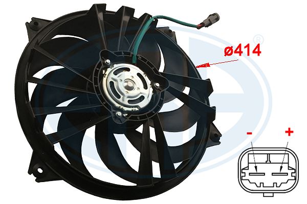 Вентилятор, система охолодження двигуна   352011   ERA