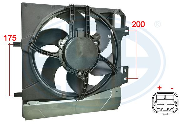 Вентилятор, система охолодження двигуна   352057   ERA