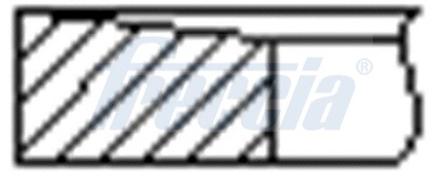Комплект поршневих кілець   FR10-216100   FRECCIA