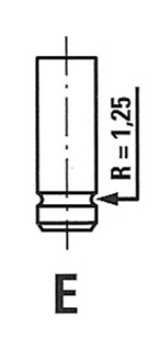Впускной клапан   R3447/S   FRECCIA