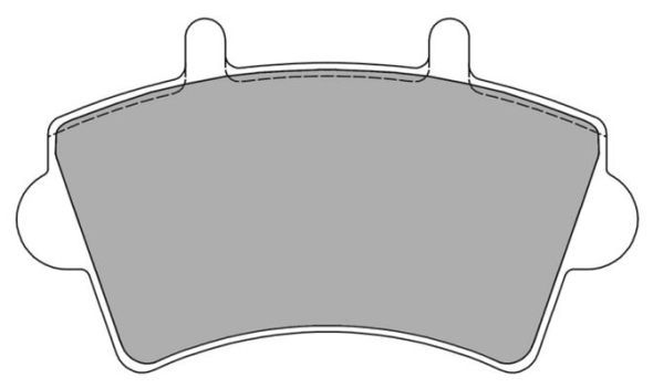 Комплект тормозных колодок, дисковый тормоз   FBP-1224   FREMAX