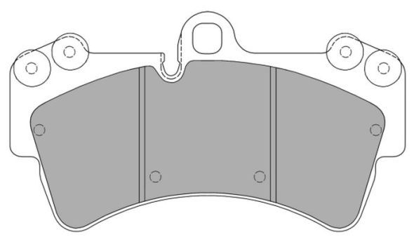 Комплект тормозных колодок, дисковый тормоз   FBP-1358   FREMAX