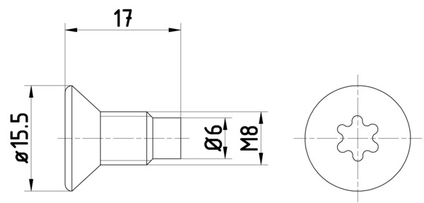 Болт, диск тормозного механизма   8DZ 355 209-041   HELLA PAGID