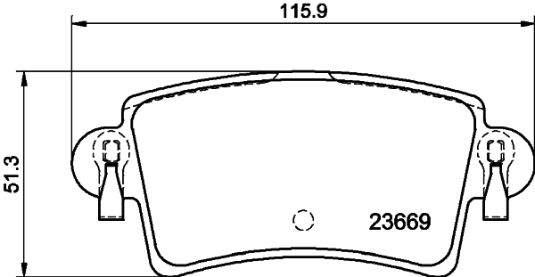 Комплект тормозных колодок, дисковый тормоз   8DB 355 009-421   HELLA PAGID