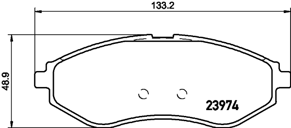 Комплект тормозных колодок, дисковый тормоз   8DB 355 011-251   HELLA PAGID
