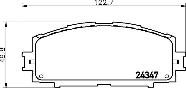 Комплект тормозных колодок, дисковый тормоз   8DB 355 012-361   HELLA PAGID