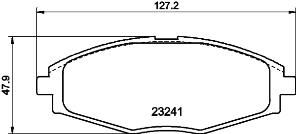 Комплект тормозных колодок, дисковый тормоз   8DB 355 017-021   HELLA PAGID