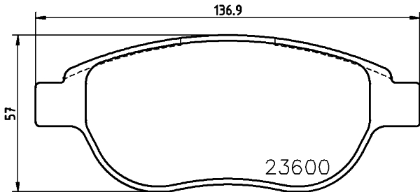 Комплект тормозных колодок, дисковый тормоз   8DB 355 018-871   HELLA PAGID