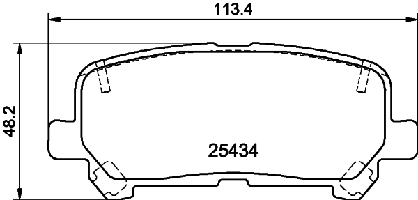 Комплект тормозных колодок, дисковый тормоз   8DB 355 020-601   HELLA PAGID