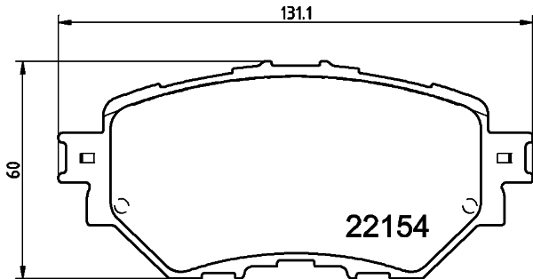 Комплект тормозных колодок, дисковый тормоз   8DB 355 032-091   HELLA PAGID