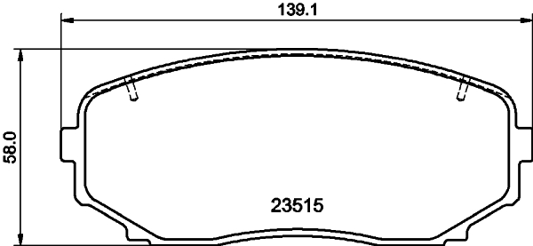 Комплект тормозных колодок, дисковый тормоз   8DB 355 032-941   HELLA PAGID
