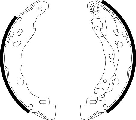 Комплект гальмівних колодок   8DB 355 002-641   HELLA PAGID