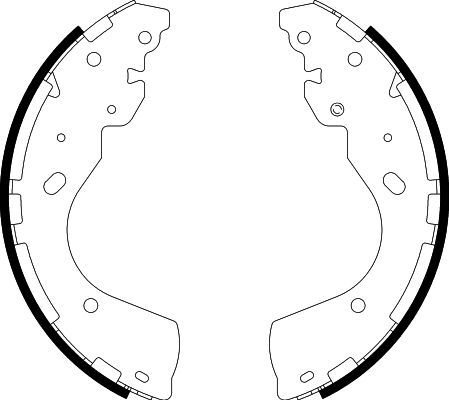 Комплект гальмівних колодок   8DB 355 022-241   HELLA PAGID