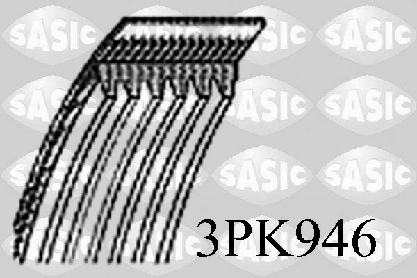 Поліклиновий ремінь   3PK946   SASIC