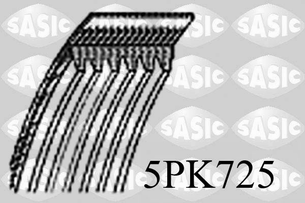 Поліклиновий ремінь   5PK725   SASIC