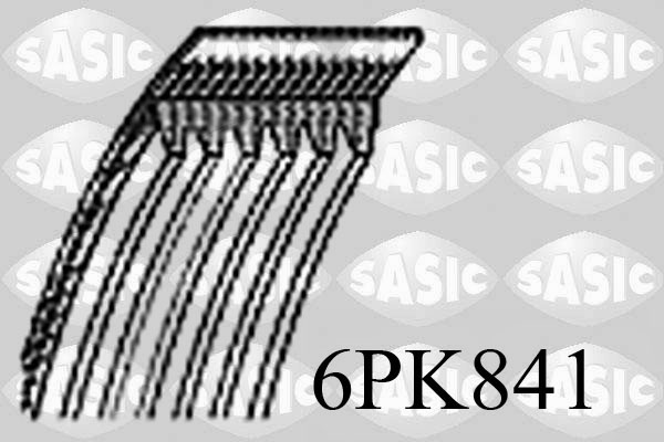 Поліклиновий ремінь   6PK841   SASIC