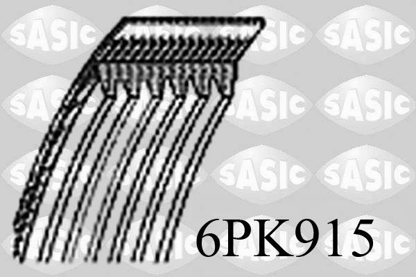 Поліклиновий ремінь   6PK915   SASIC