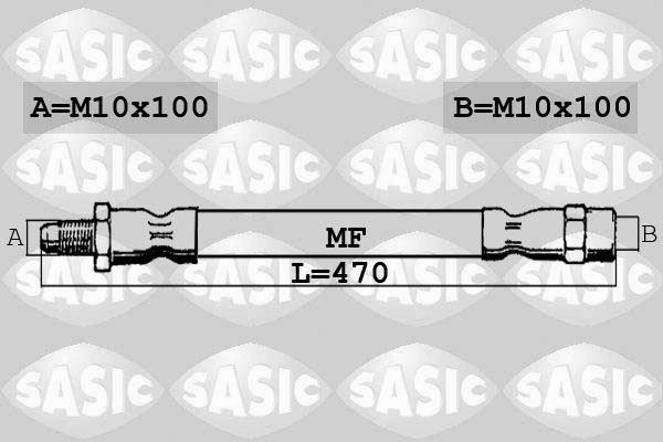 Гальмівний шланг   SBH0180   SASIC
