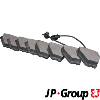 Комплект тормозных колодок, дисковый тормоз   1163602710   JP GROUP