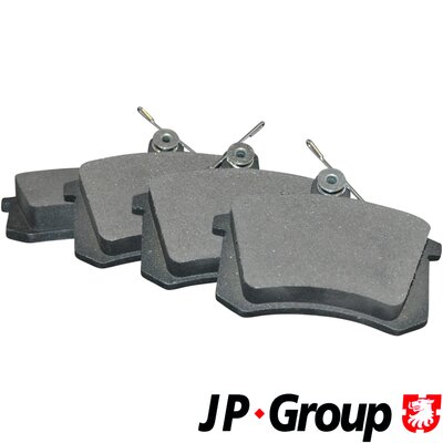 Комплект тормозных колодок, дисковый тормоз, JP GROUP, 1163705810