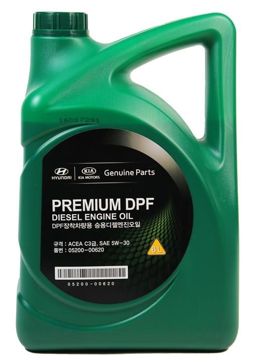 Моторное масло HYUNDAI Premium DPF 5W-30 6 л, 05200-00620