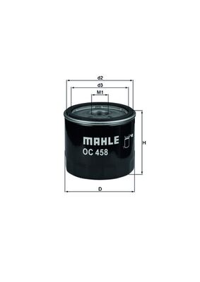 Масляный фильтр   OC 458   MAHLE