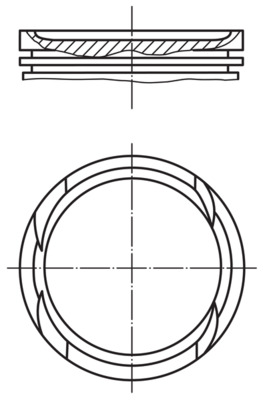 Поршень   010 05 02   MAHLE