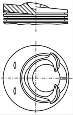 Поршень   028 25 00   MAHLE