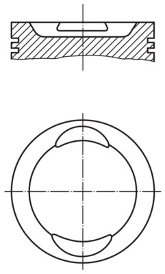 Поршень   029 73 02   MAHLE