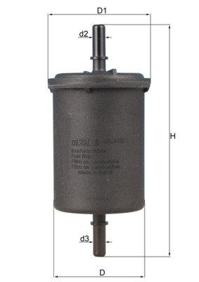Топливный фильтр   KL 416/1   MAHLE
