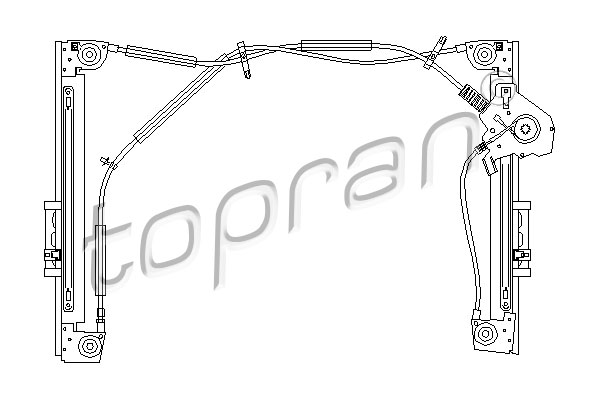 Стеклоподъемник   501 832   TOPRAN