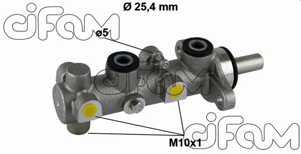 Главный тормозной цилиндр   202-801   CIFAM