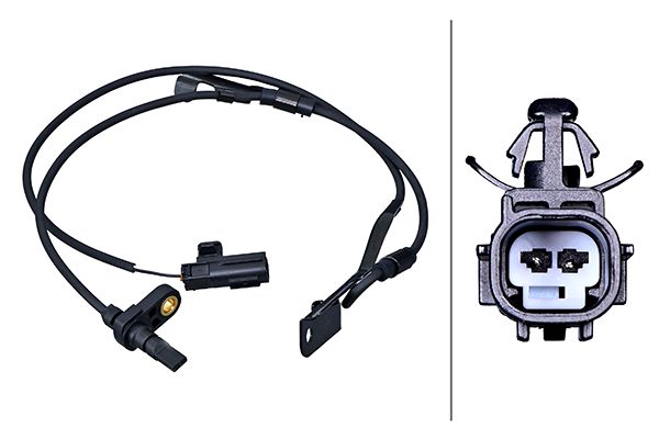 Датчик, кількість обертів колеса   6PU 358 218-061   HELLA