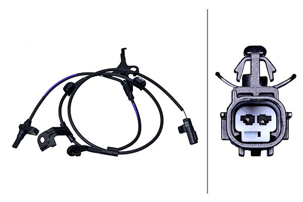 Датчик, кількість обертів колеса   6PU 358 218-201   HELLA