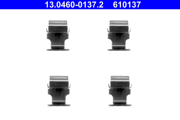 Комплектующие, колодки дискового тормоза   13.0460-0137.2   ATE