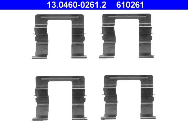 Комплектующие, колодки дискового тормоза   13.0460-0261.2   ATE