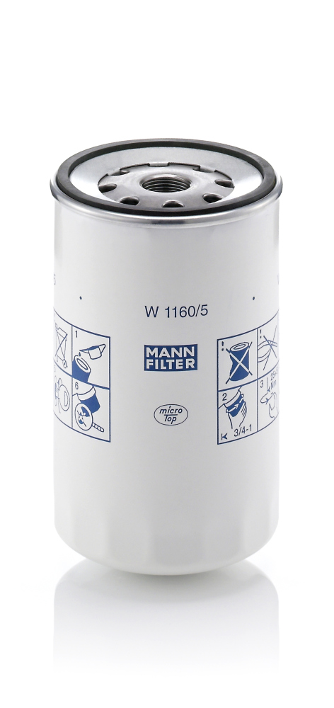Масляный фильтр   W 1160/5   MANN-FILTER