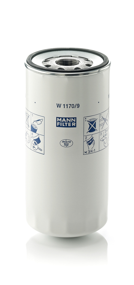 Масляный фильтр   W 1170/9   MANN-FILTER