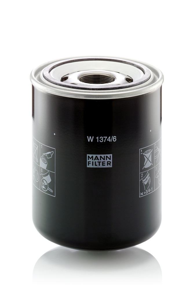 Оливний фільтр   W 1374/6   MANN-FILTER