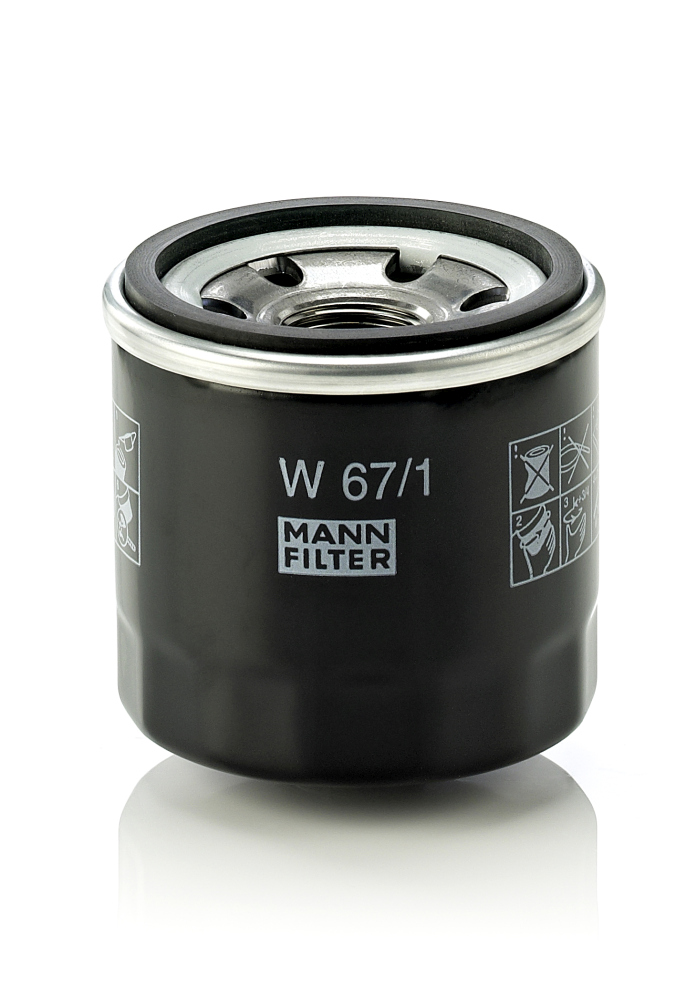 Оливний фільтр   W 67/1   MANN-FILTER