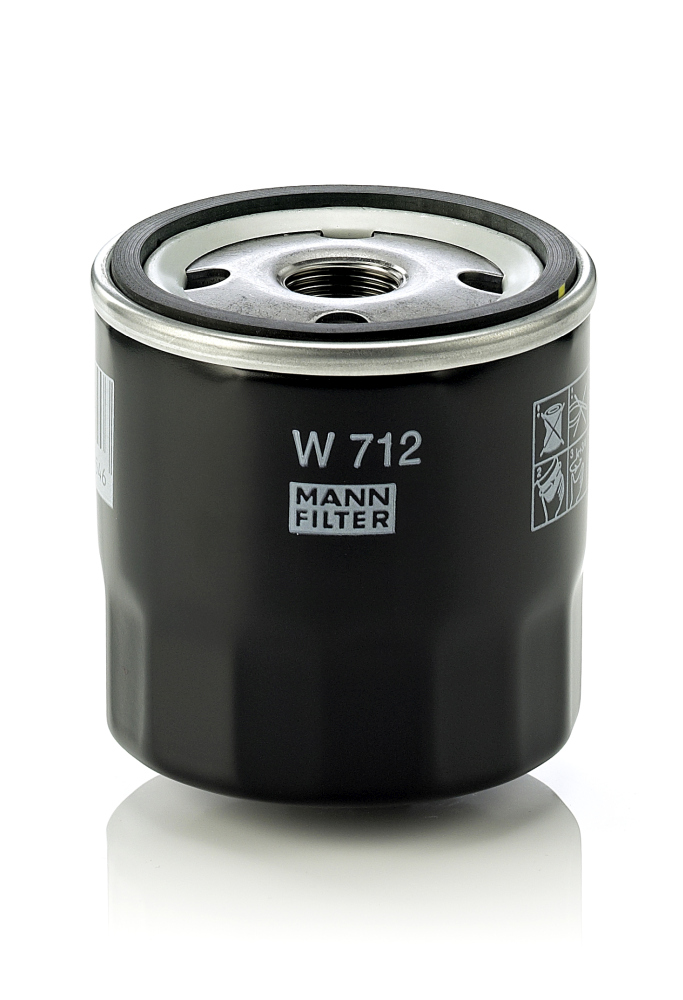 Оливний фільтр   W 712   MANN-FILTER