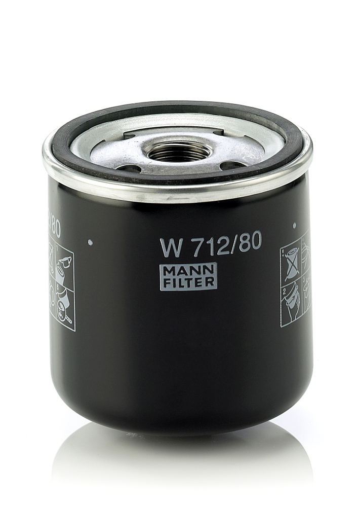 Оливний фільтр   W 712/80   MANN-FILTER