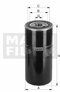 Масляный фильтр   WD 962/14   MANN-FILTER