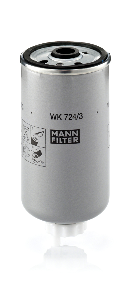 Фільтр палива   WK 724/3   MANN-FILTER
