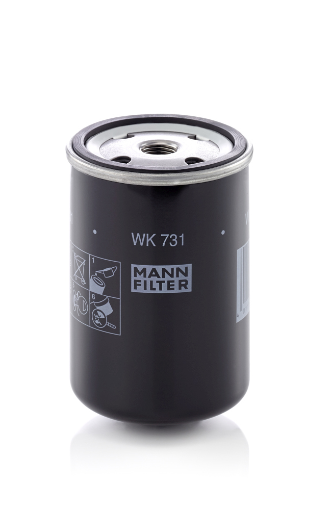 Топливный фильтр   WK 731   MANN-FILTER
