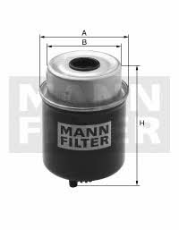 Топливный фильтр   WK 8144   MANN-FILTER