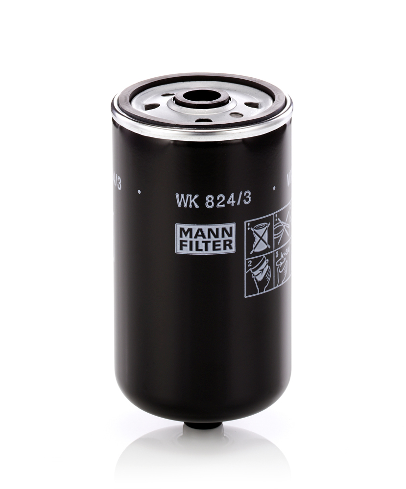 Фільтр палива   WK 824/3   MANN-FILTER
