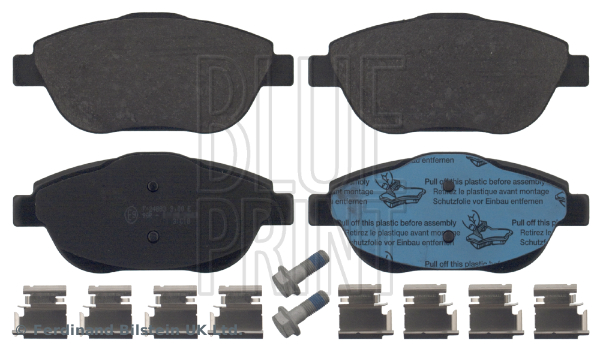 Комплект тормозных колодок, дисковый тормоз   ADP154208   BLUE PRINT